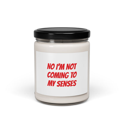 No I'm Not Coming To My Senses Scented Soy Candle, 9oz