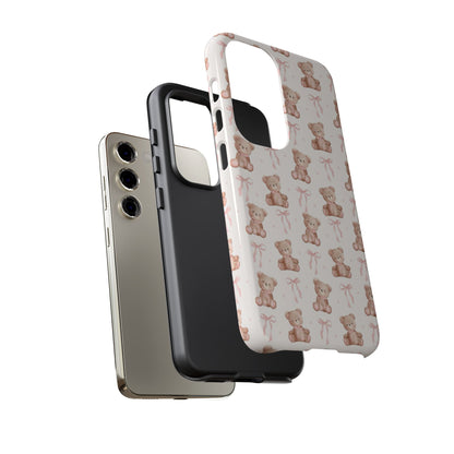 Teddie Bears and Bows Tough Phone Case