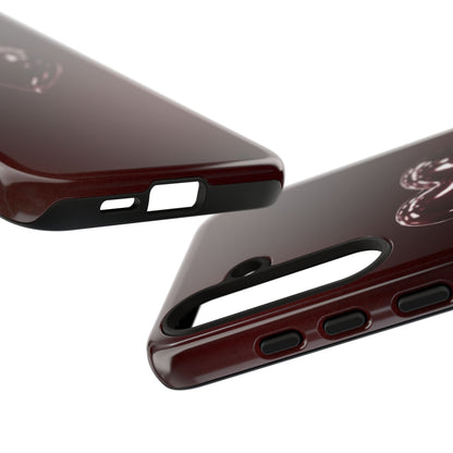 Dark Red Heart Tough Phone Case