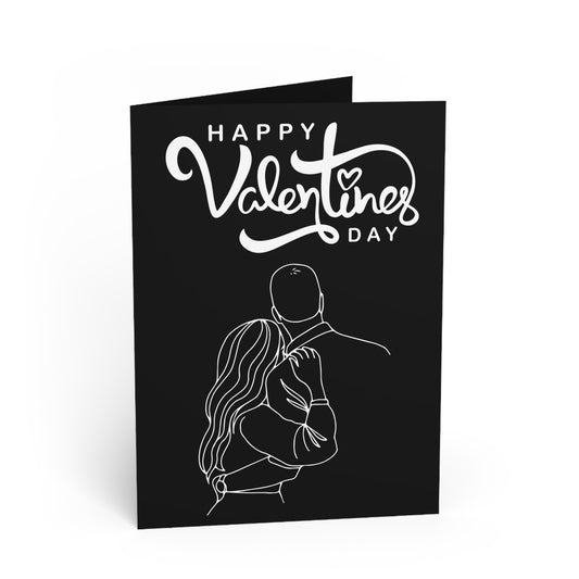 Black and White Valentines Day Card