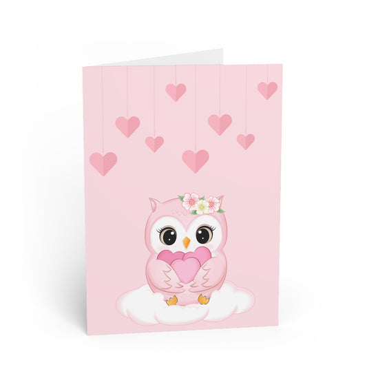 Pink Owl Card