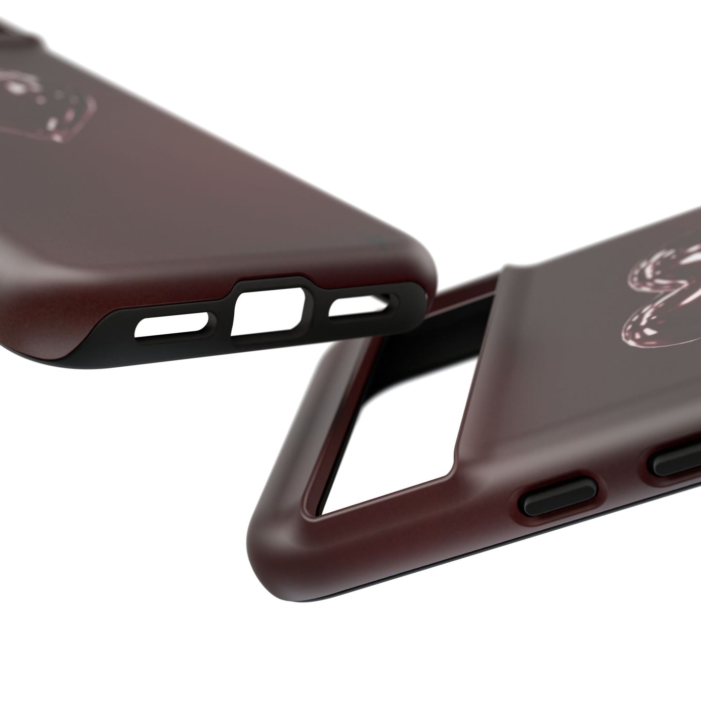 Dark Red Heart Tough Phone Case