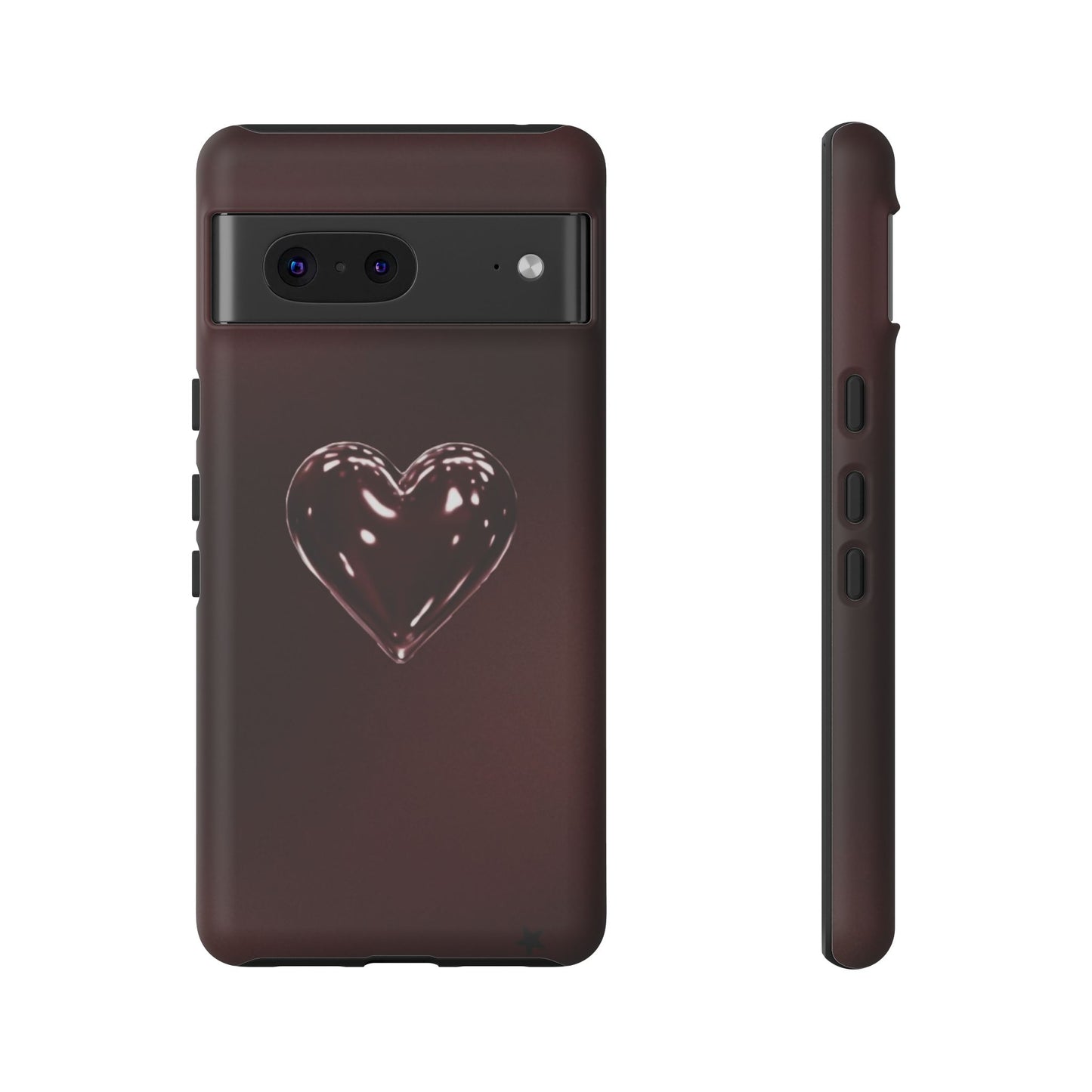 Dark Red Heart Tough Phone Case