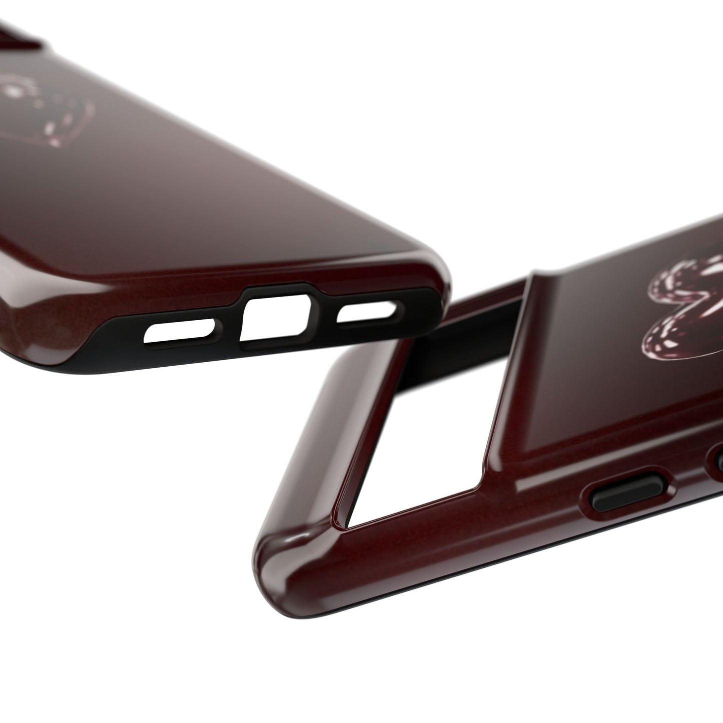 Dark Red Heart Tough Phone Case