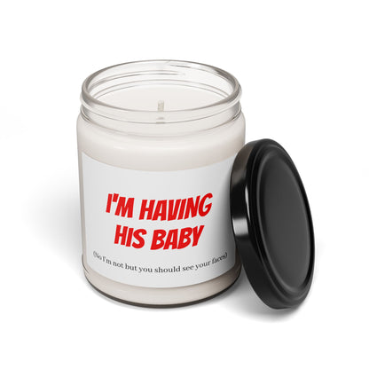 I'm Having His Baby Scented Soy Candle, 9oz