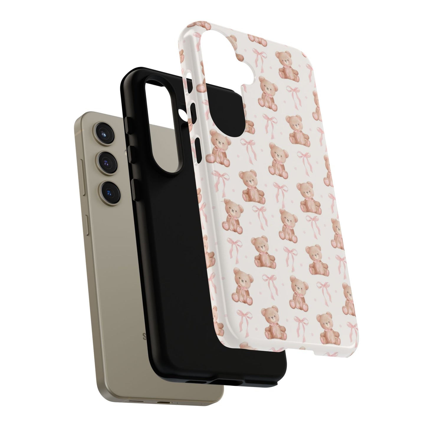 Teddie Bears and Bows Tough Phone Case