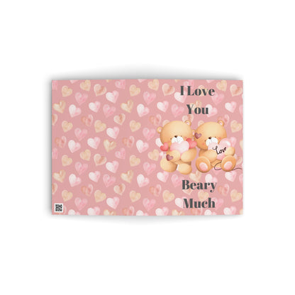 I Love You Beary Much Valentines Day Card