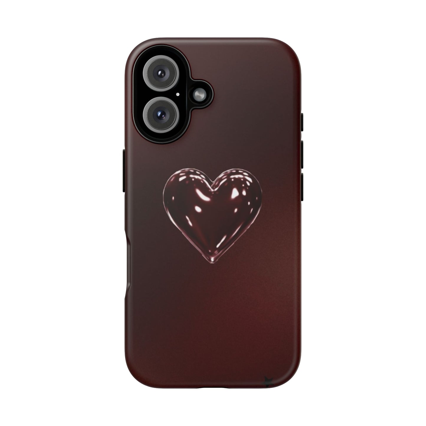 Dark Red Heart Tough Phone Case