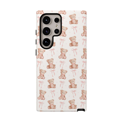 Teddie Bears and Bows Tough Phone Case