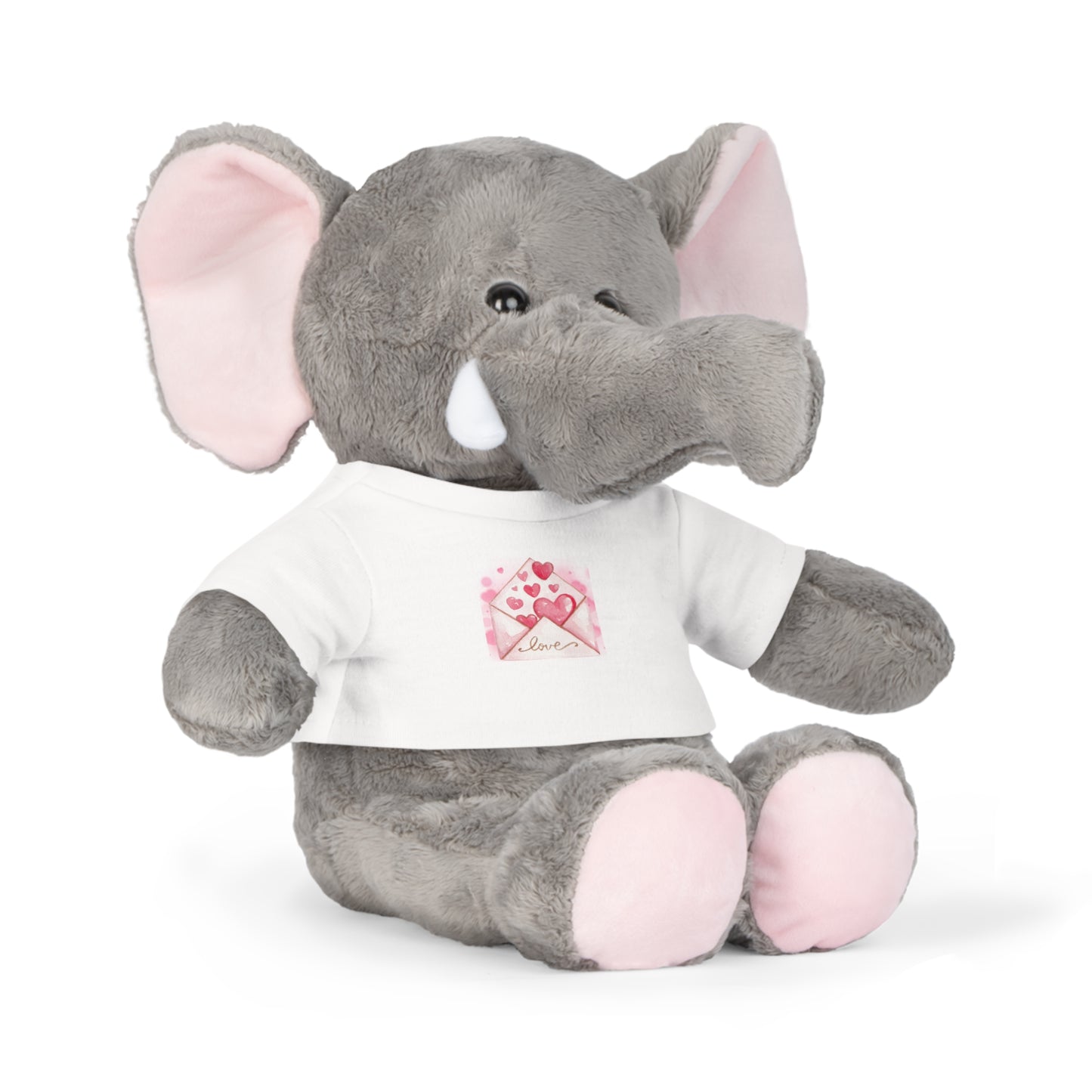 Adorable Plush Toys with Love Letter T-Shirt