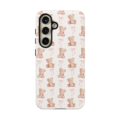 Teddie Bears and Bows Tough Phone Case