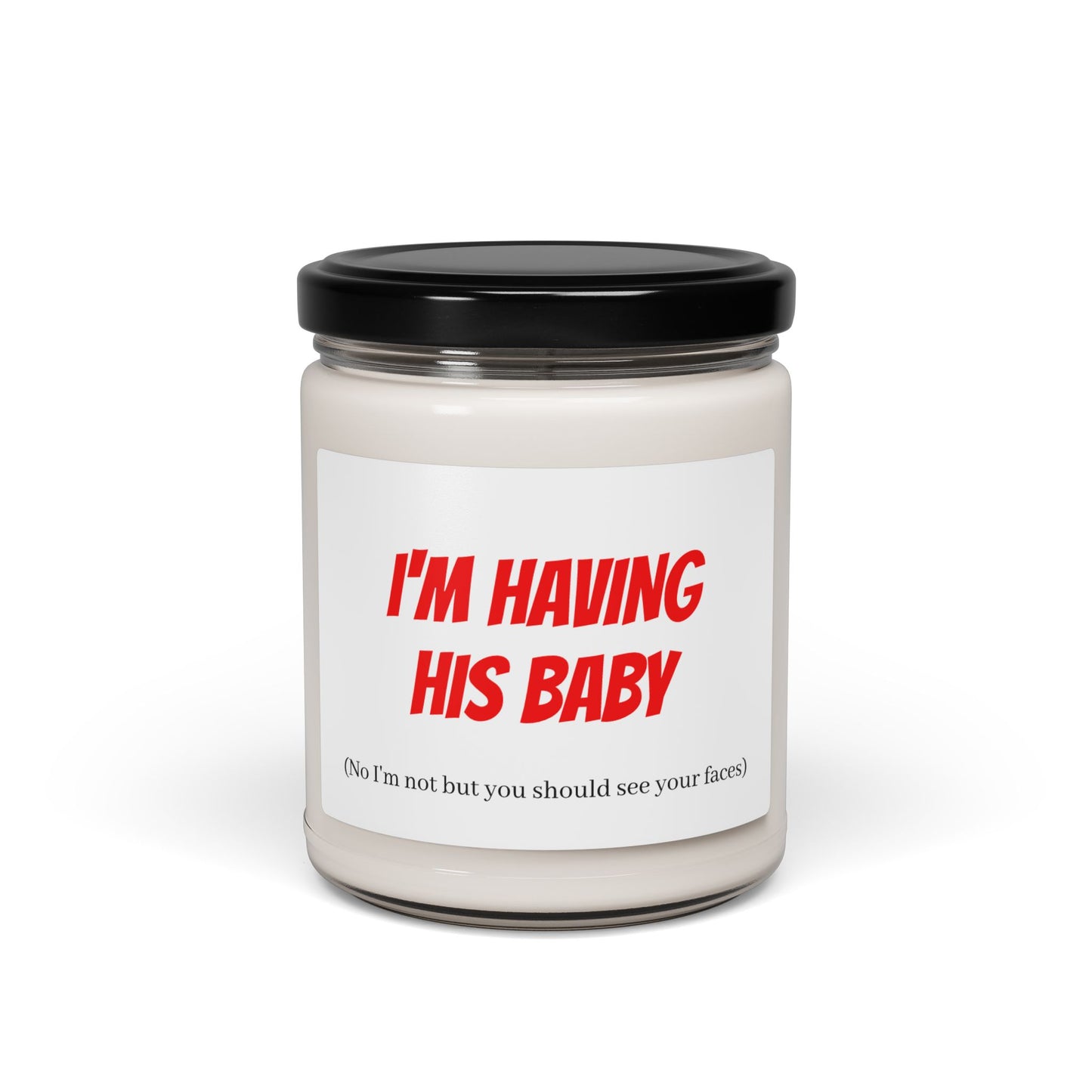 I'm Having His Baby Scented Soy Candle, 9oz