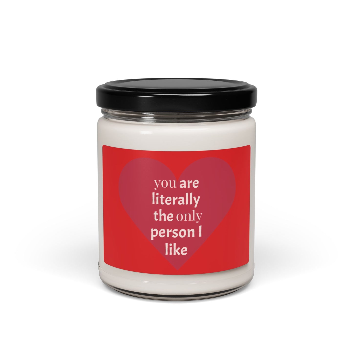 You're Literally The Only Person I Like Scented Soy Candle, 9oz