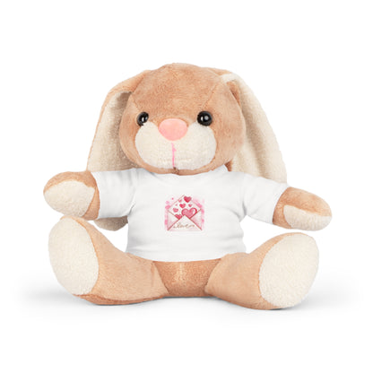 Adorable Plush Toys with Love Letter T-Shirt