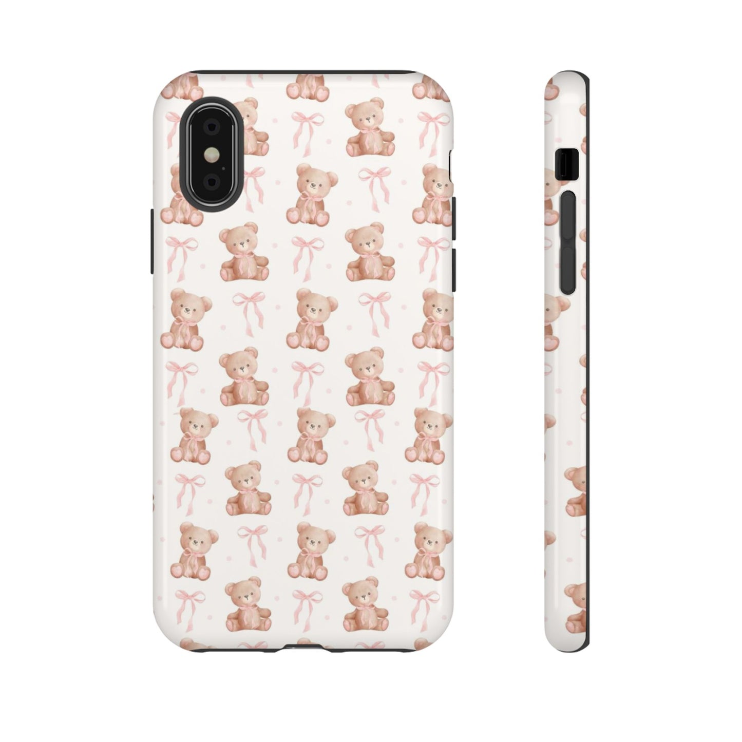 Teddie Bears and Bows Tough Phone Case