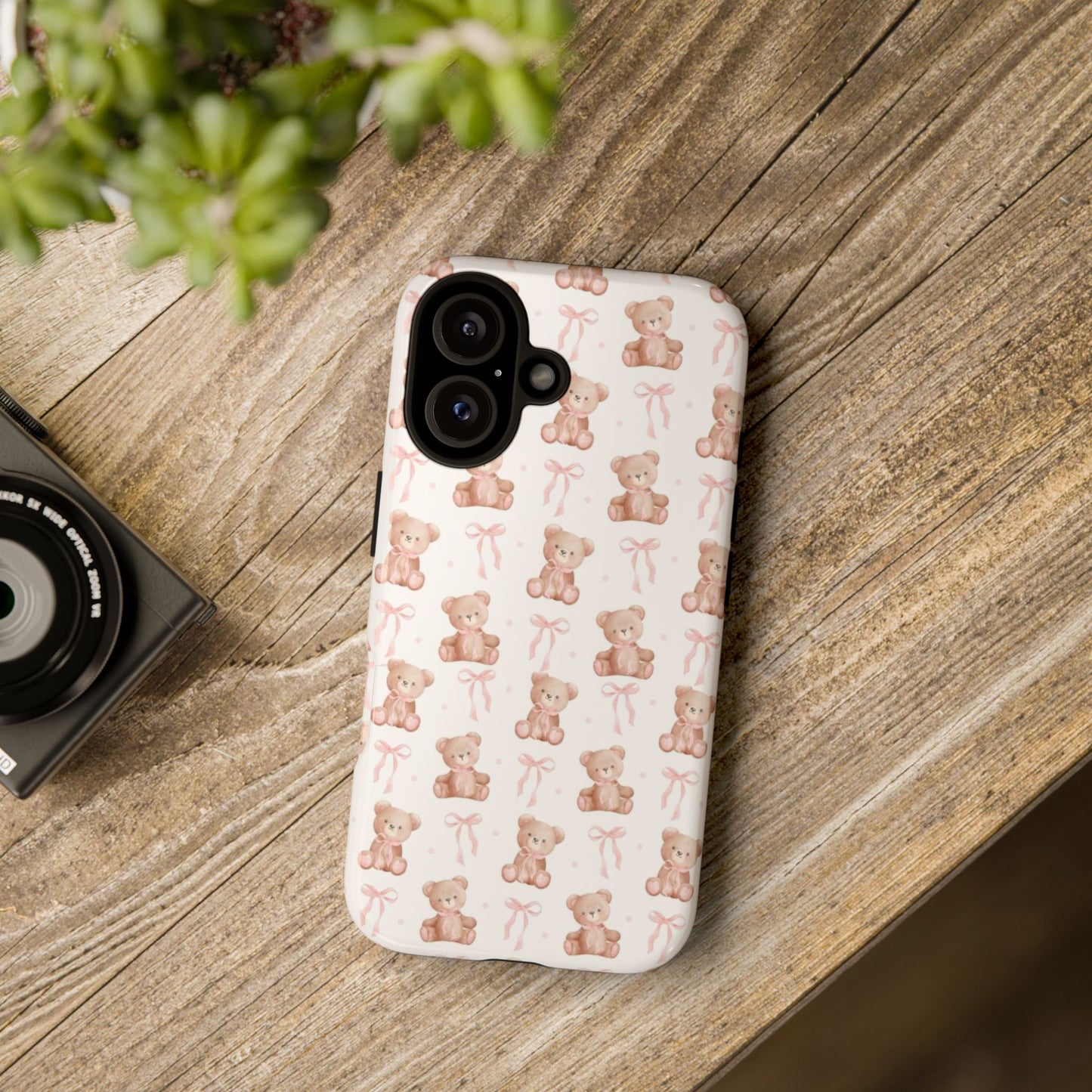 Teddie Bears and Bows Tough Phone Case