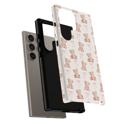 Teddie Bears and Bows Tough Phone Case