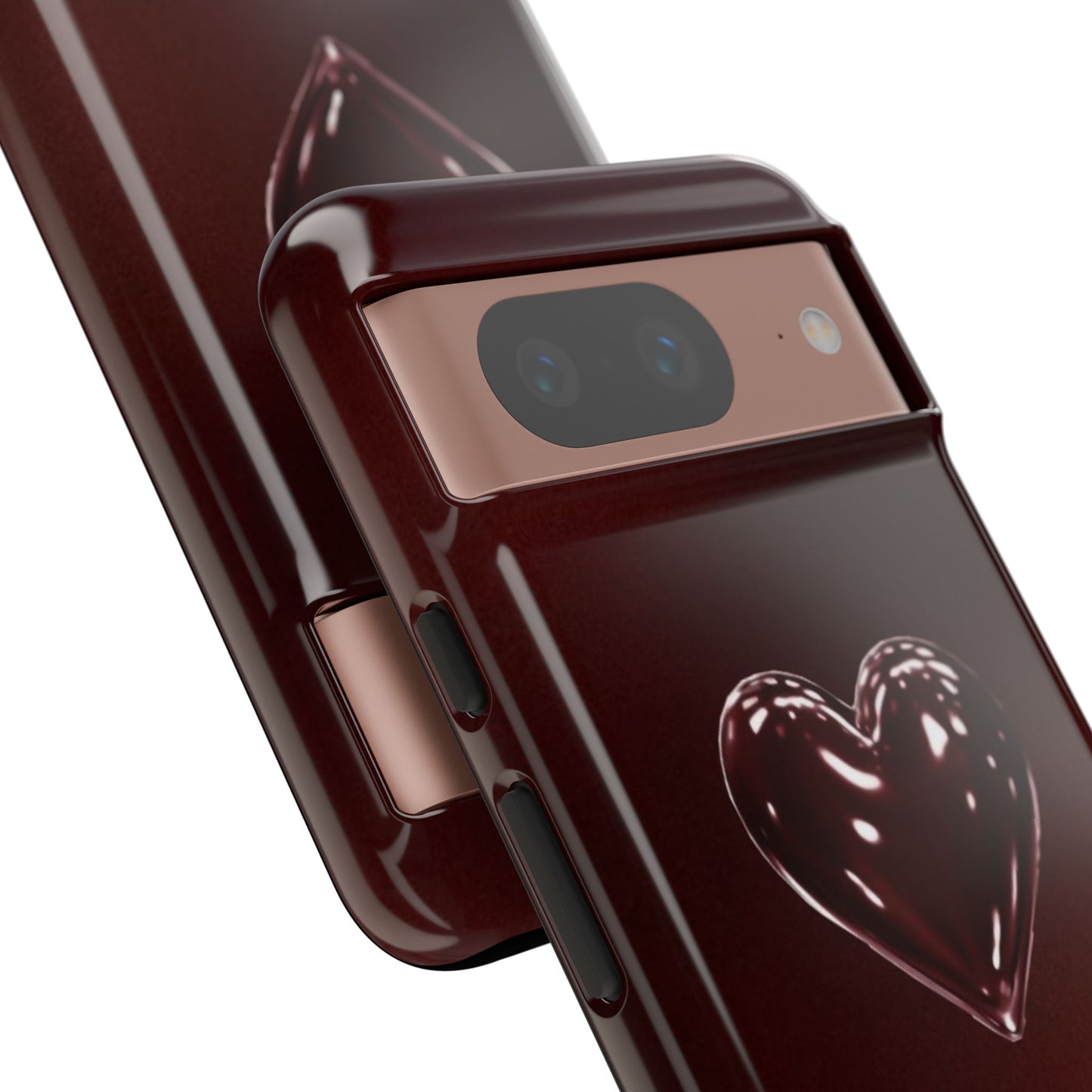 Dark Red Heart Tough Phone Case