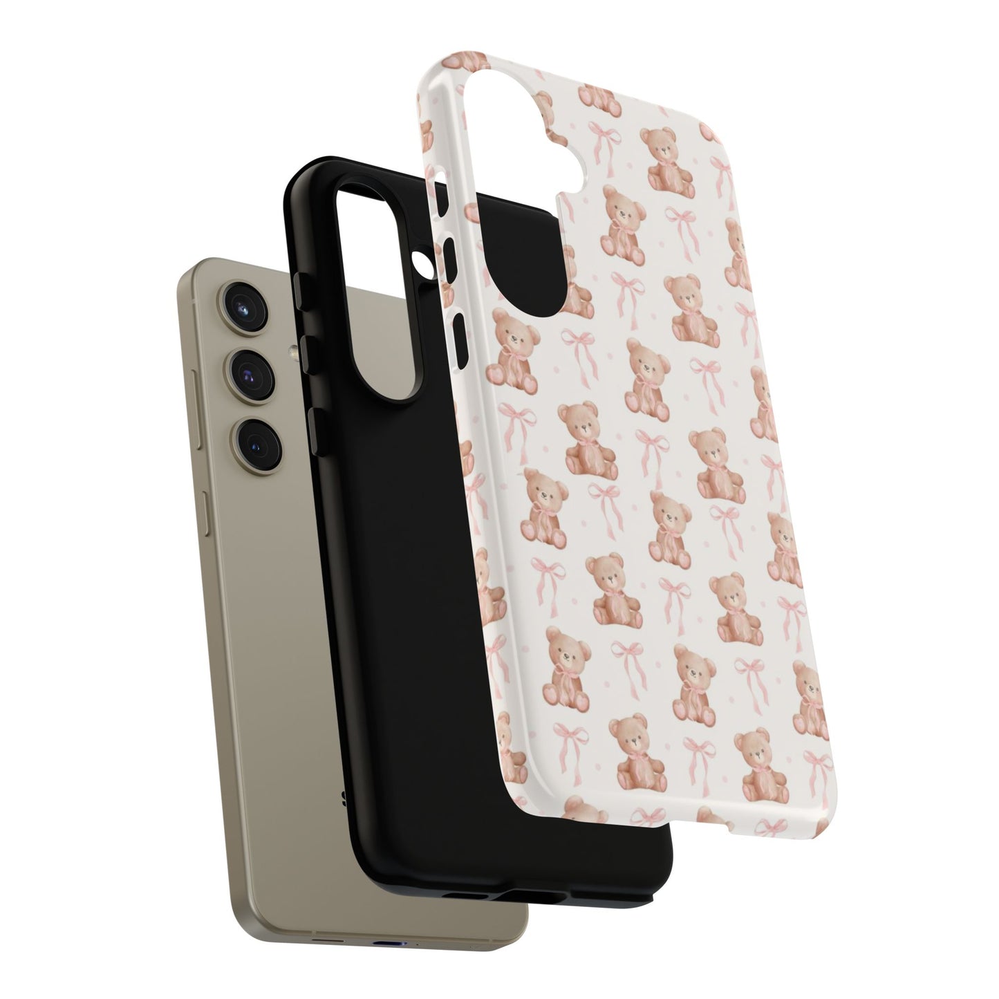 Teddie Bears and Bows Tough Phone Case