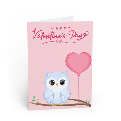 Owl Happy Valentines Day Card