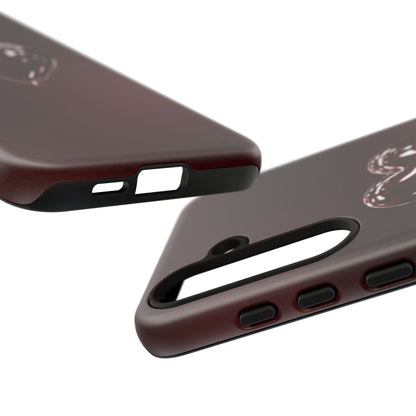 Dark Red Heart Tough Phone Case