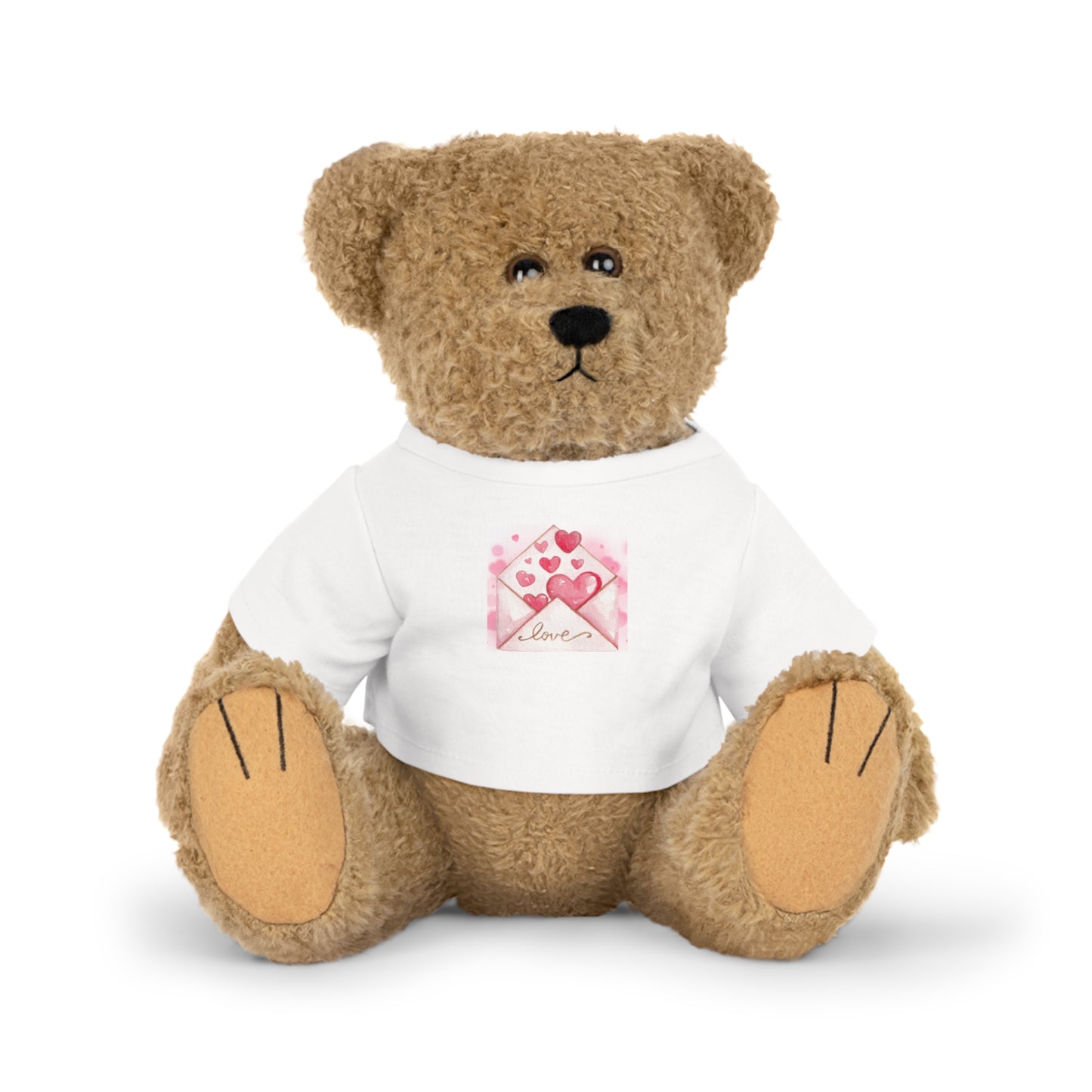 Adorable Plush Toys with Love Letter T-Shirt