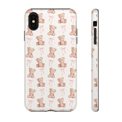 Teddie Bears and Bows Tough Phone Case