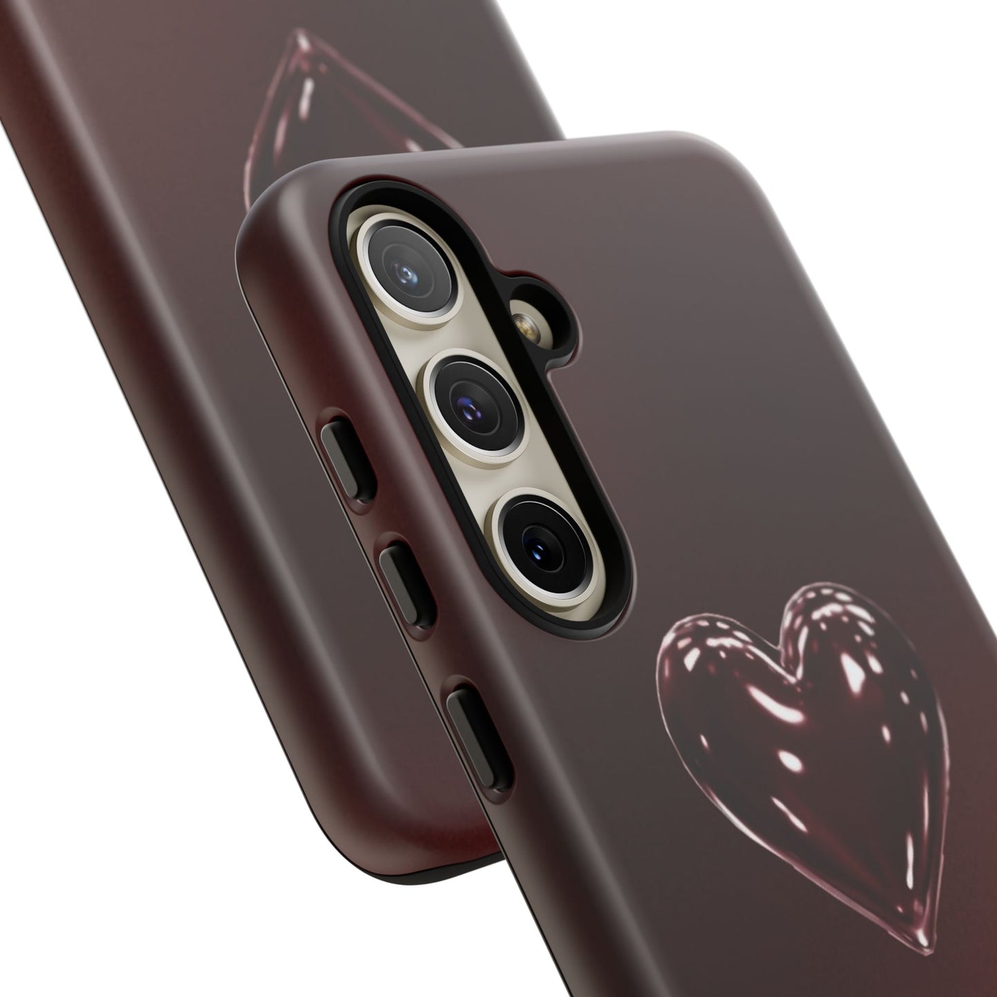 Dark Red Heart Tough Phone Case