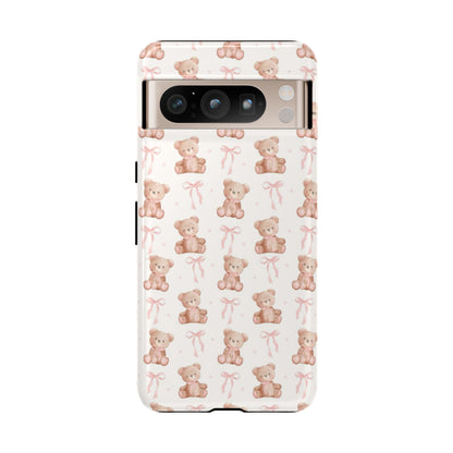 Teddie Bears and Bows Tough Phone Case