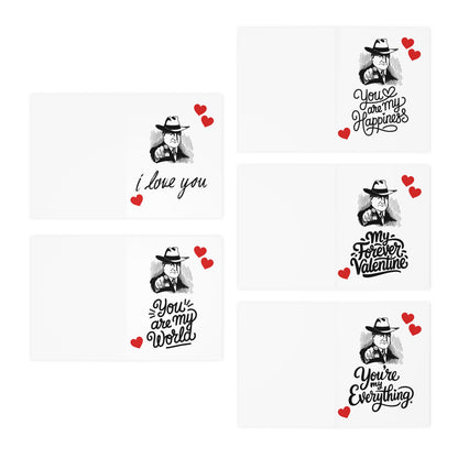 Detective Guy Valentine's Day Cards (5-Pack)