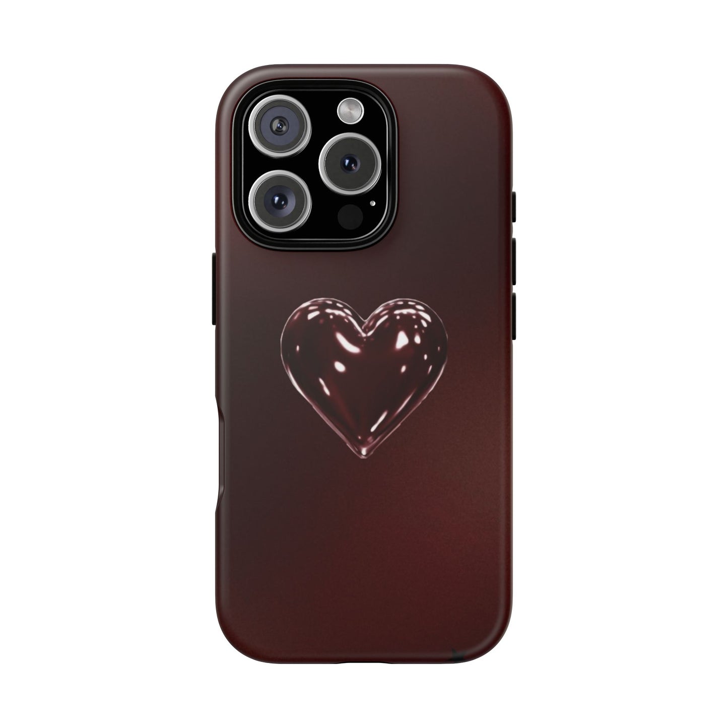 Dark Red Heart Tough Phone Case