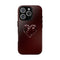 Dark Red Heart Tough Phone Case