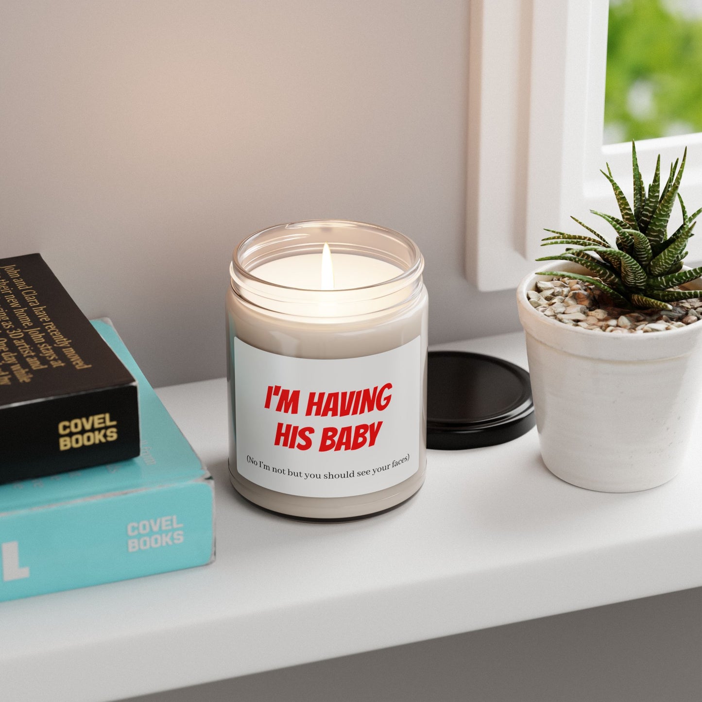 I'm Having His Baby Scented Soy Candle, 9oz