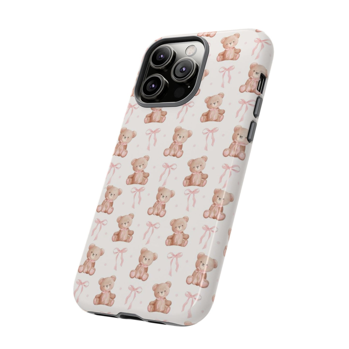 Teddie Bears and Bows Tough Phone Case