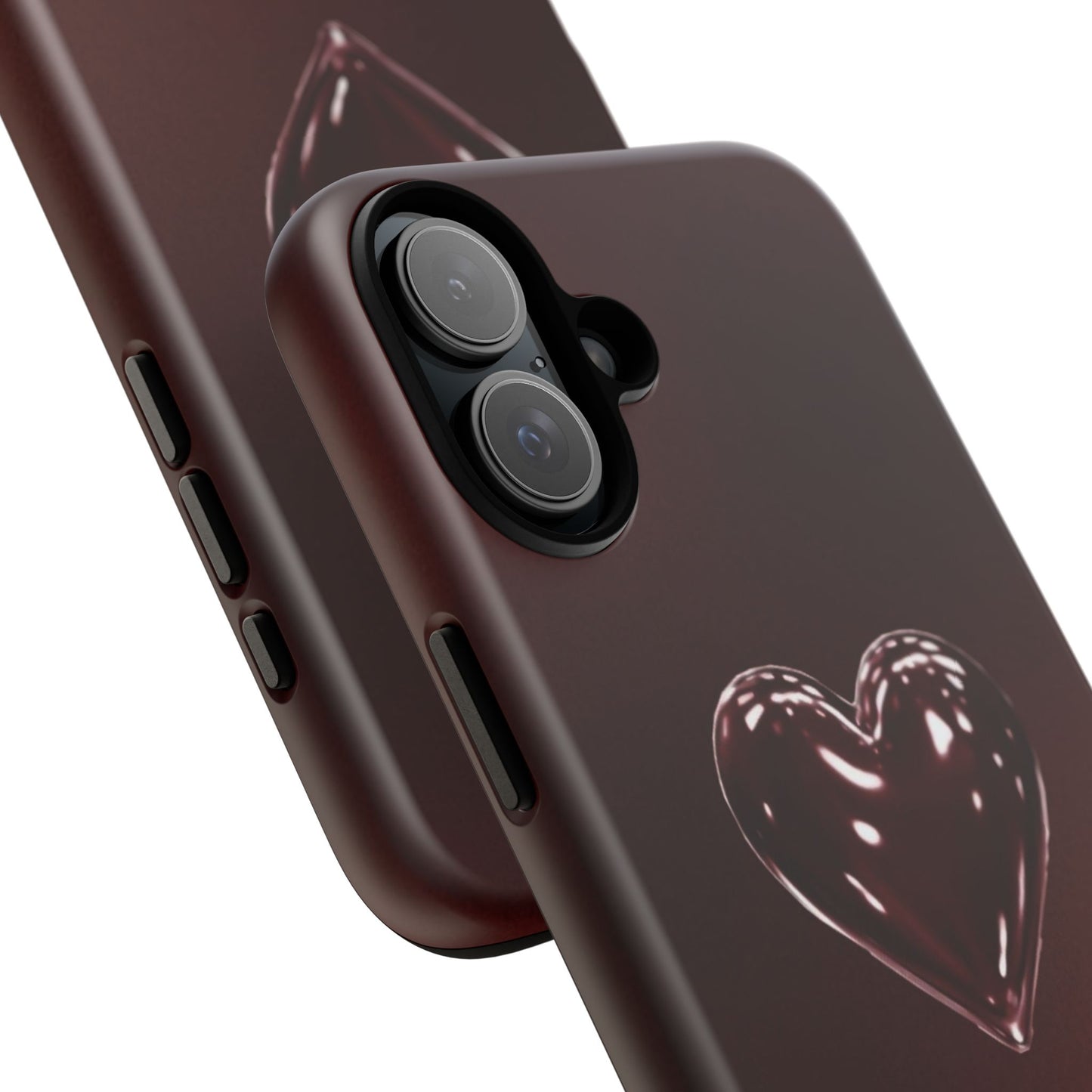 Dark Red Heart Tough Phone Case