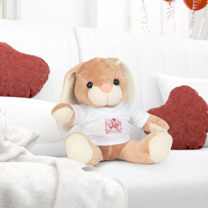 Adorable Plush Toys with Love Letter T-Shirt