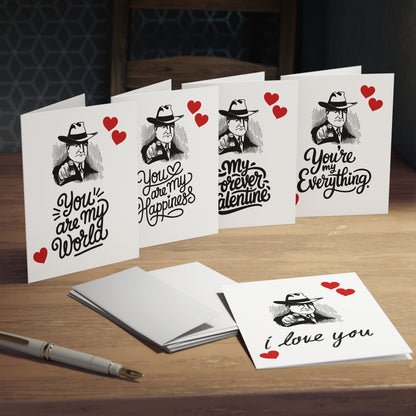 Detective Guy Valentine's Day Cards (5-Pack)