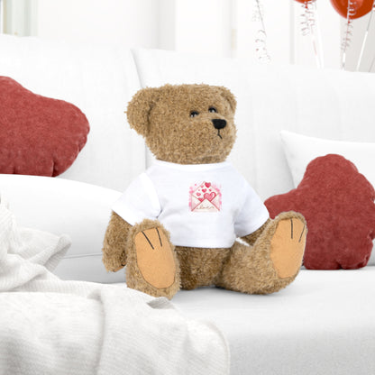 Adorable Plush Toys with Love Letter T-Shirt