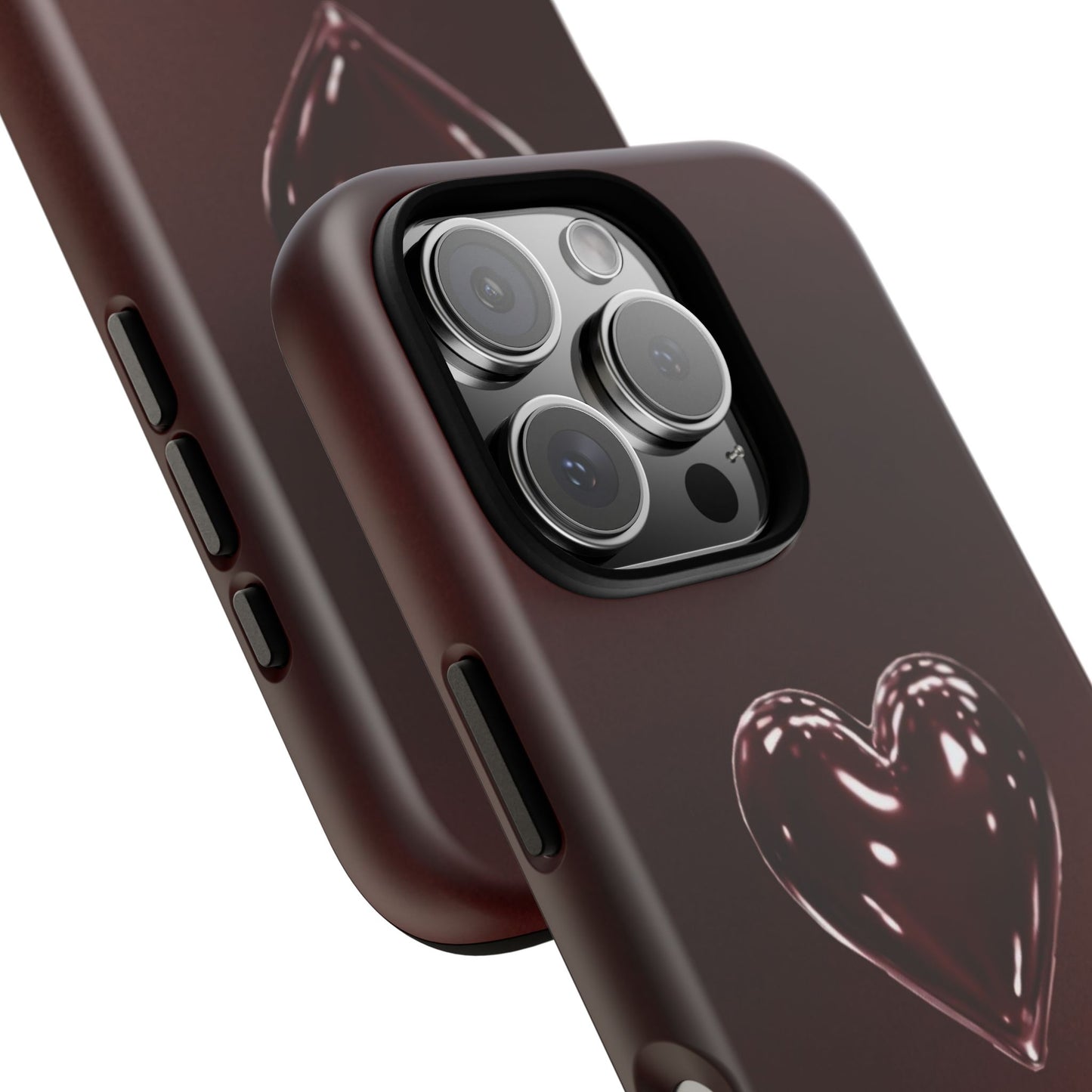 Dark Red Heart Tough Phone Case