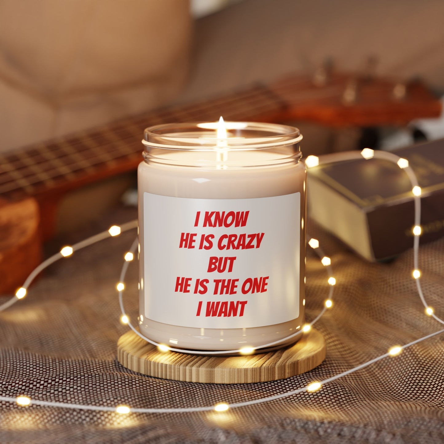 He Is The One I Want Scented Soy Candle, 9oz