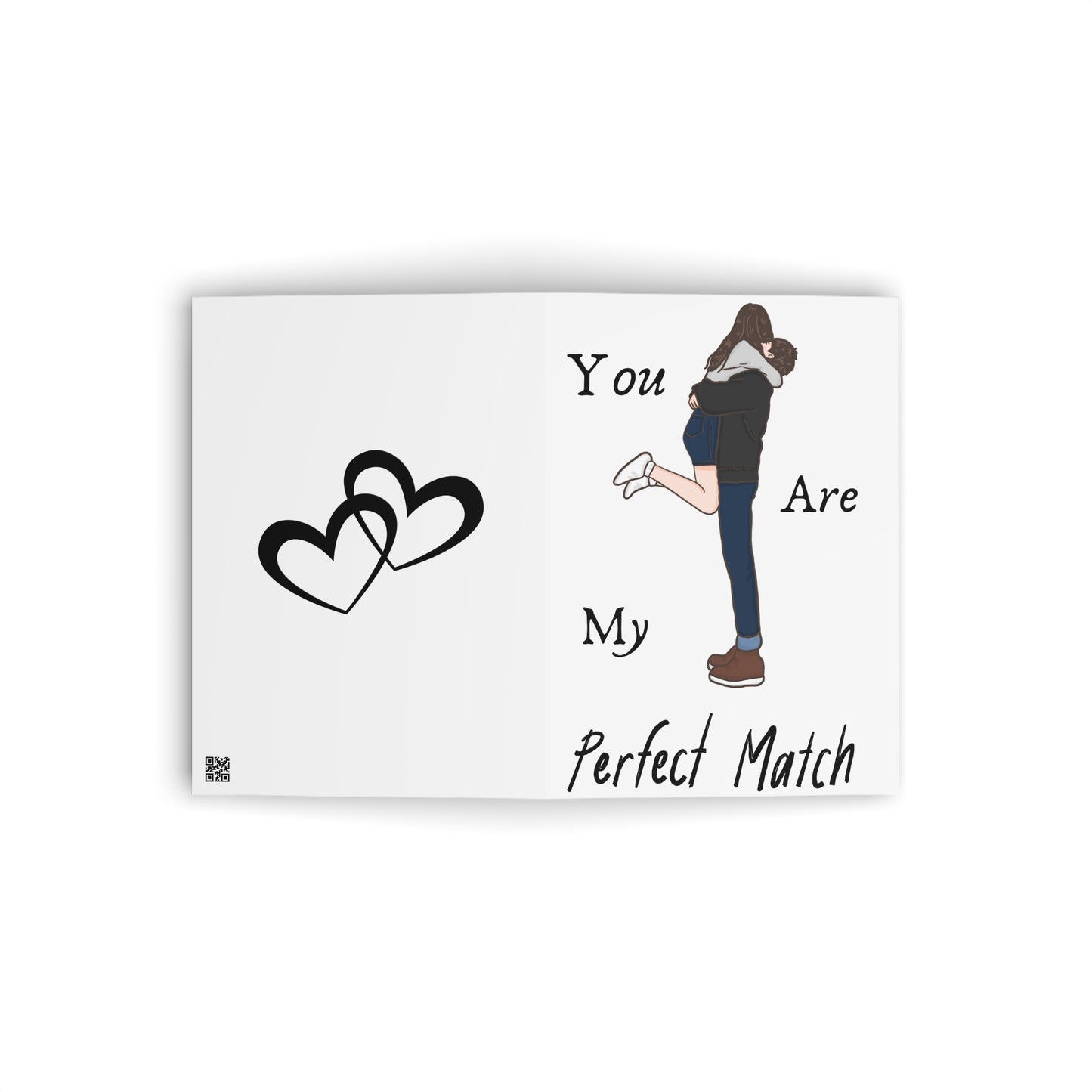 You Are My Perfect Match Valentines Day Card