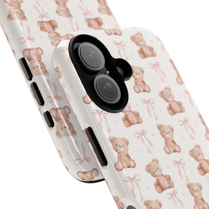 Teddie Bears and Bows Tough Phone Case