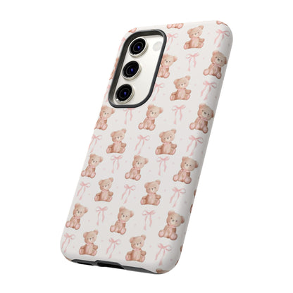 Teddie Bears and Bows Tough Phone Case