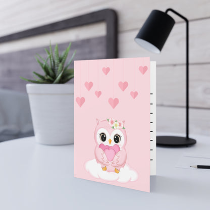 Pink Owl Card