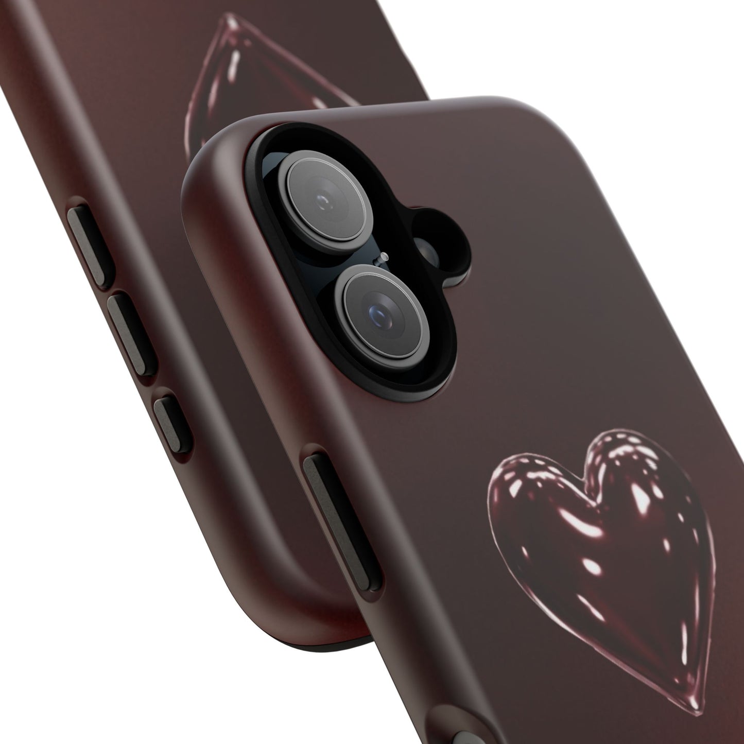 Dark Red Heart Tough Phone Case